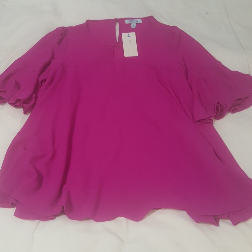 Short sleeve blouse